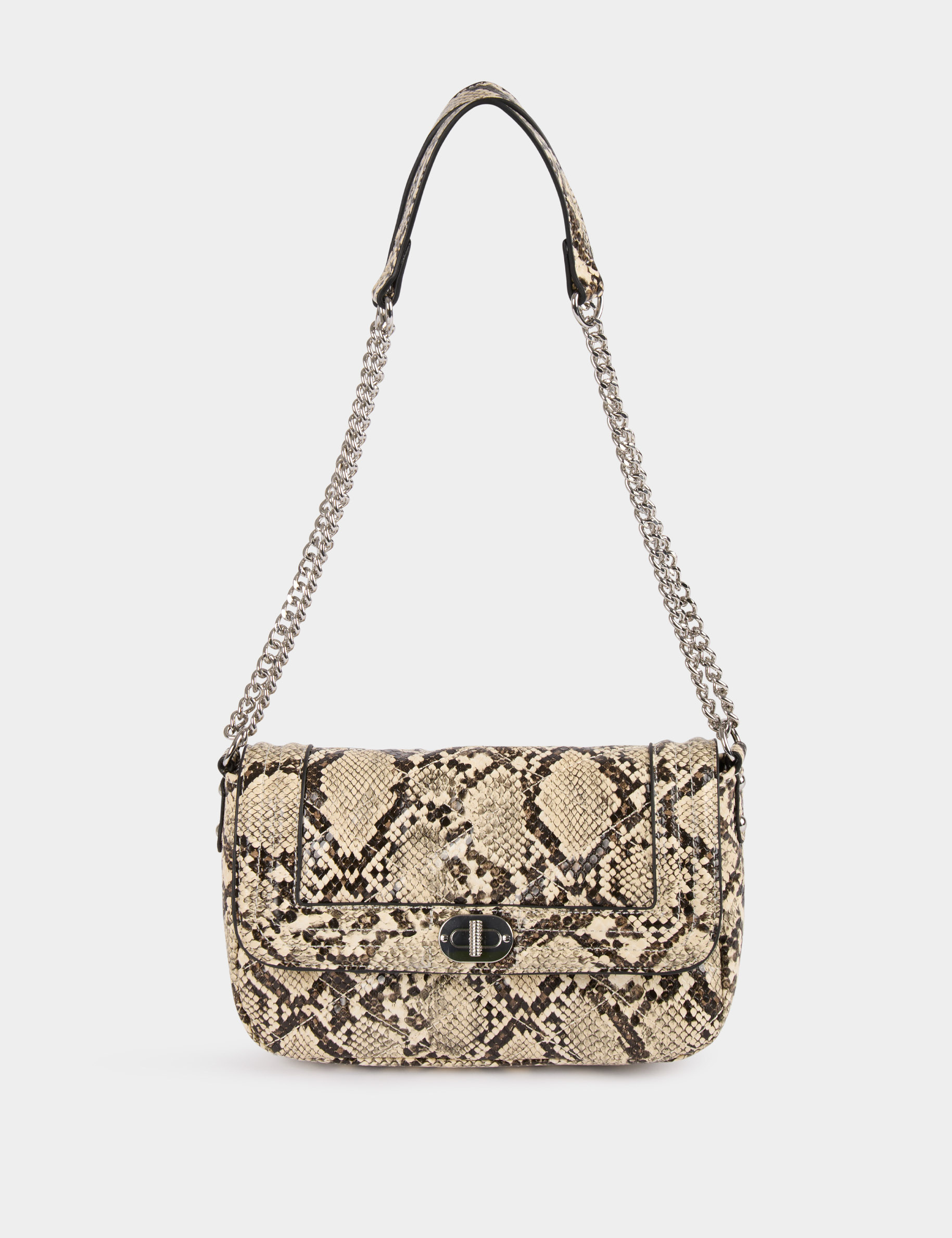 Python-Tasche sandfarben damen