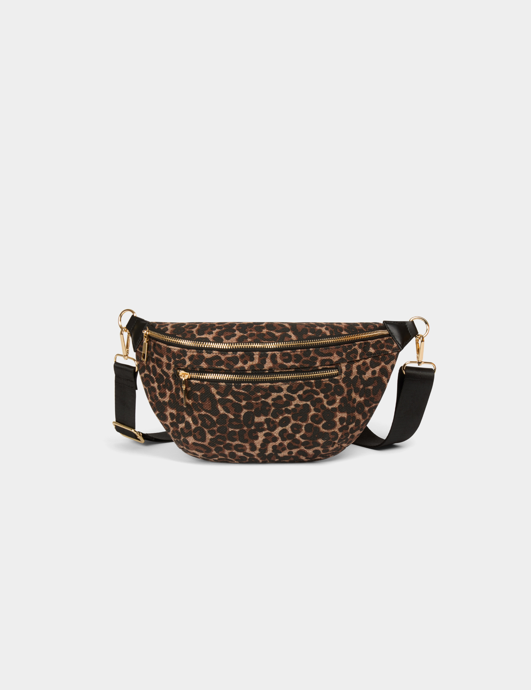 Bauchtasche mit Leopardenmuster mehrfarbig damen