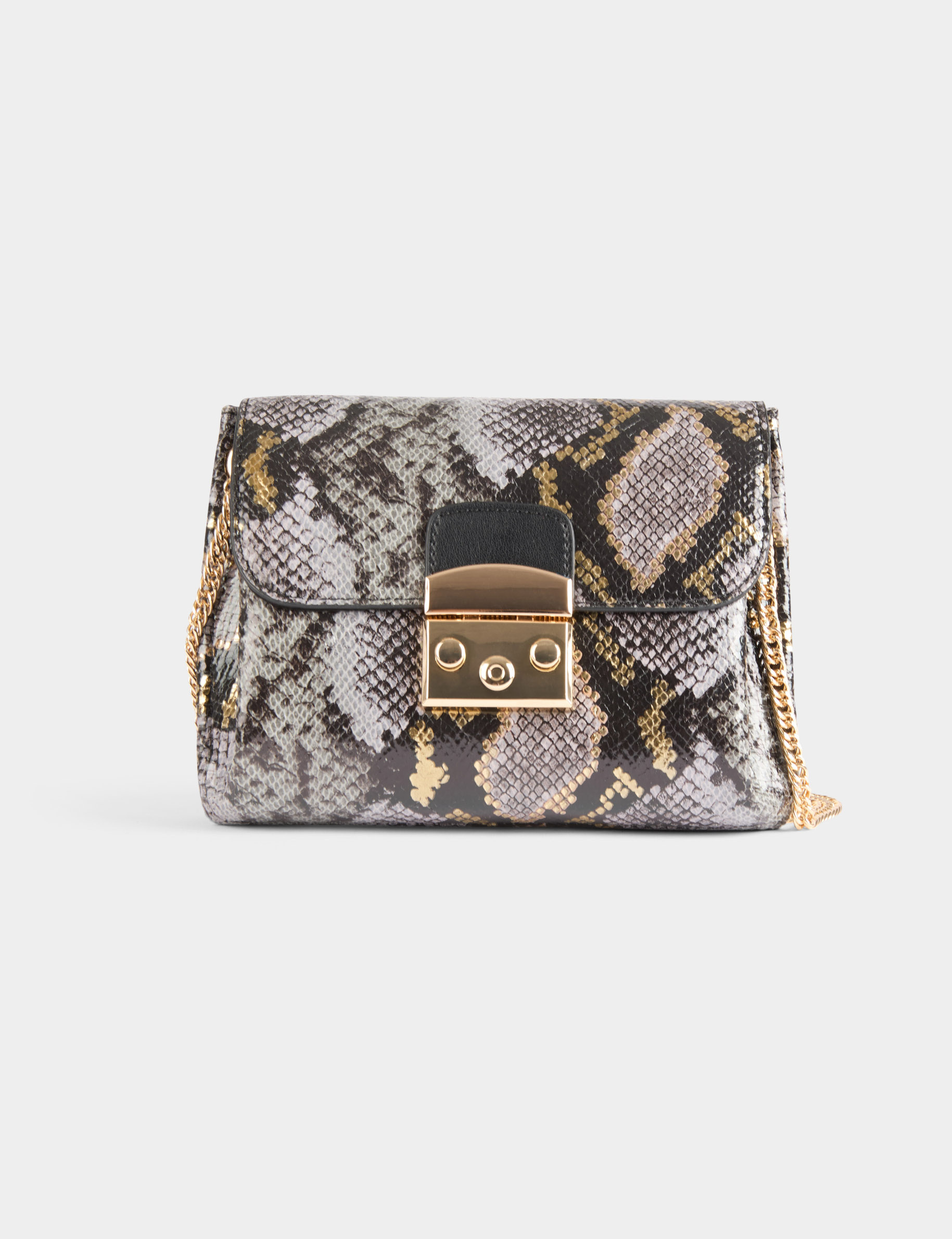 Python-Clutch mehrfarbig damen