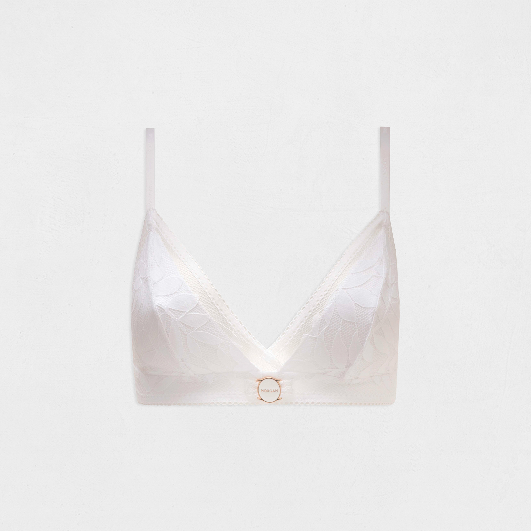 Soutien-gorge souple blanc femme