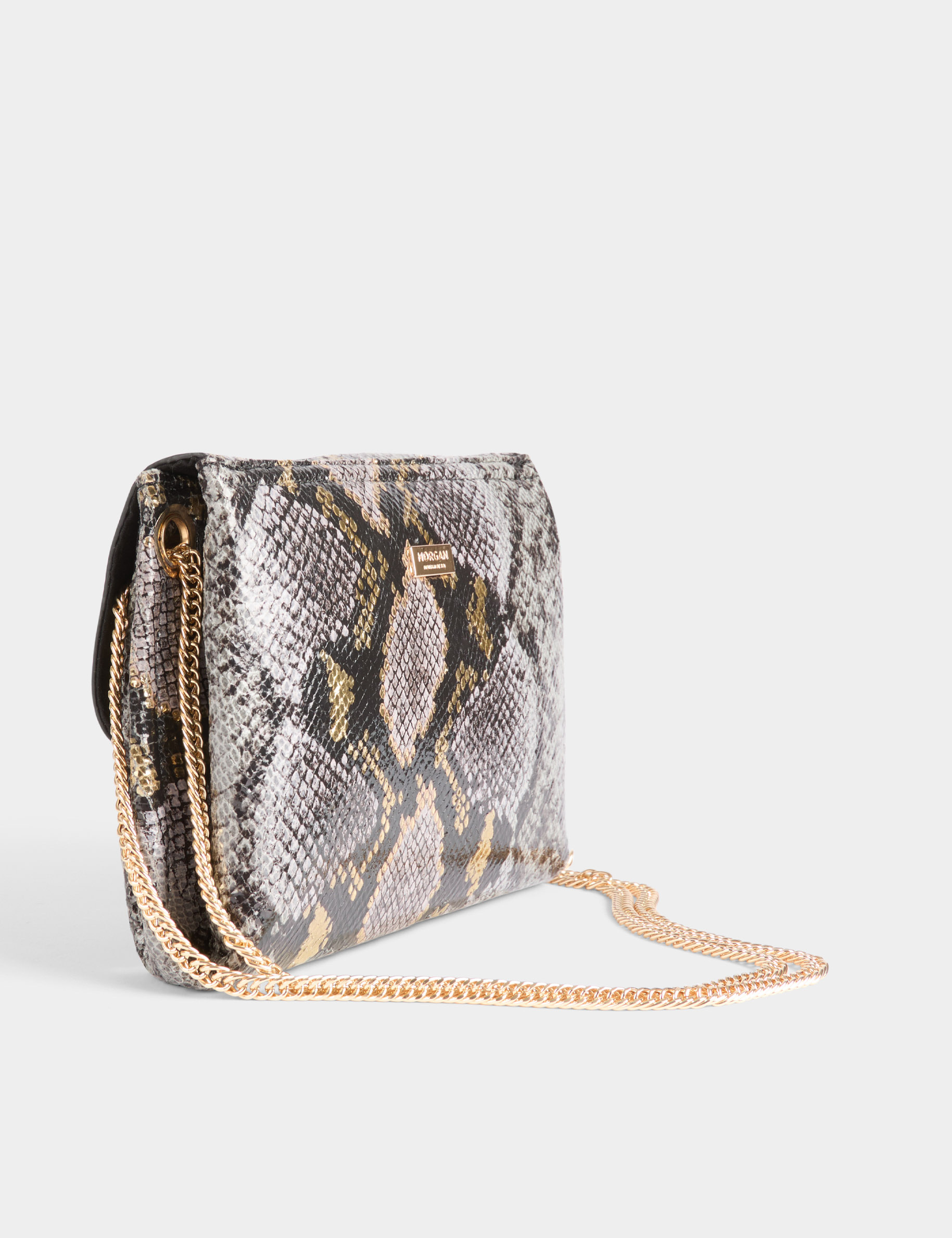 Python-Clutch mehrfarbig damen