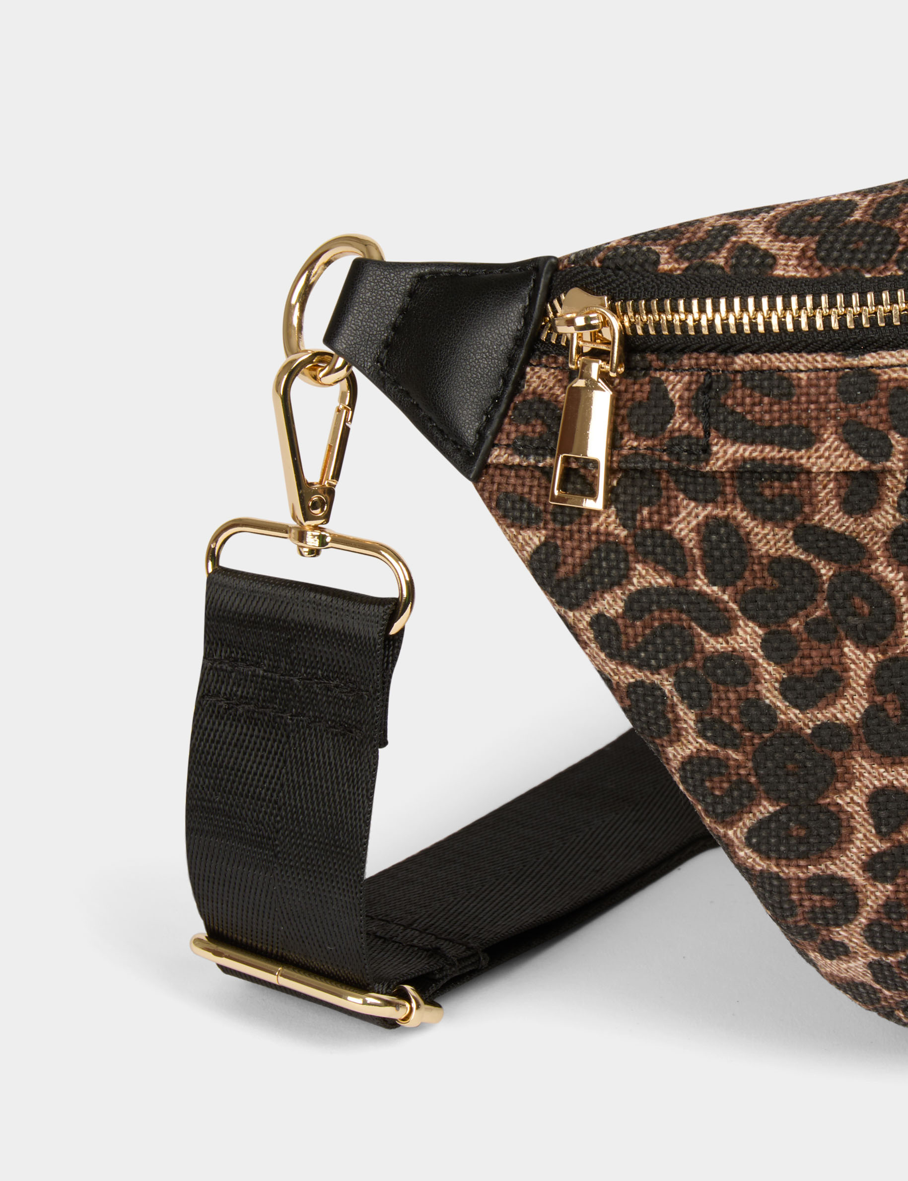 Bauchtasche mit Leopardenmuster mehrfarbig damen