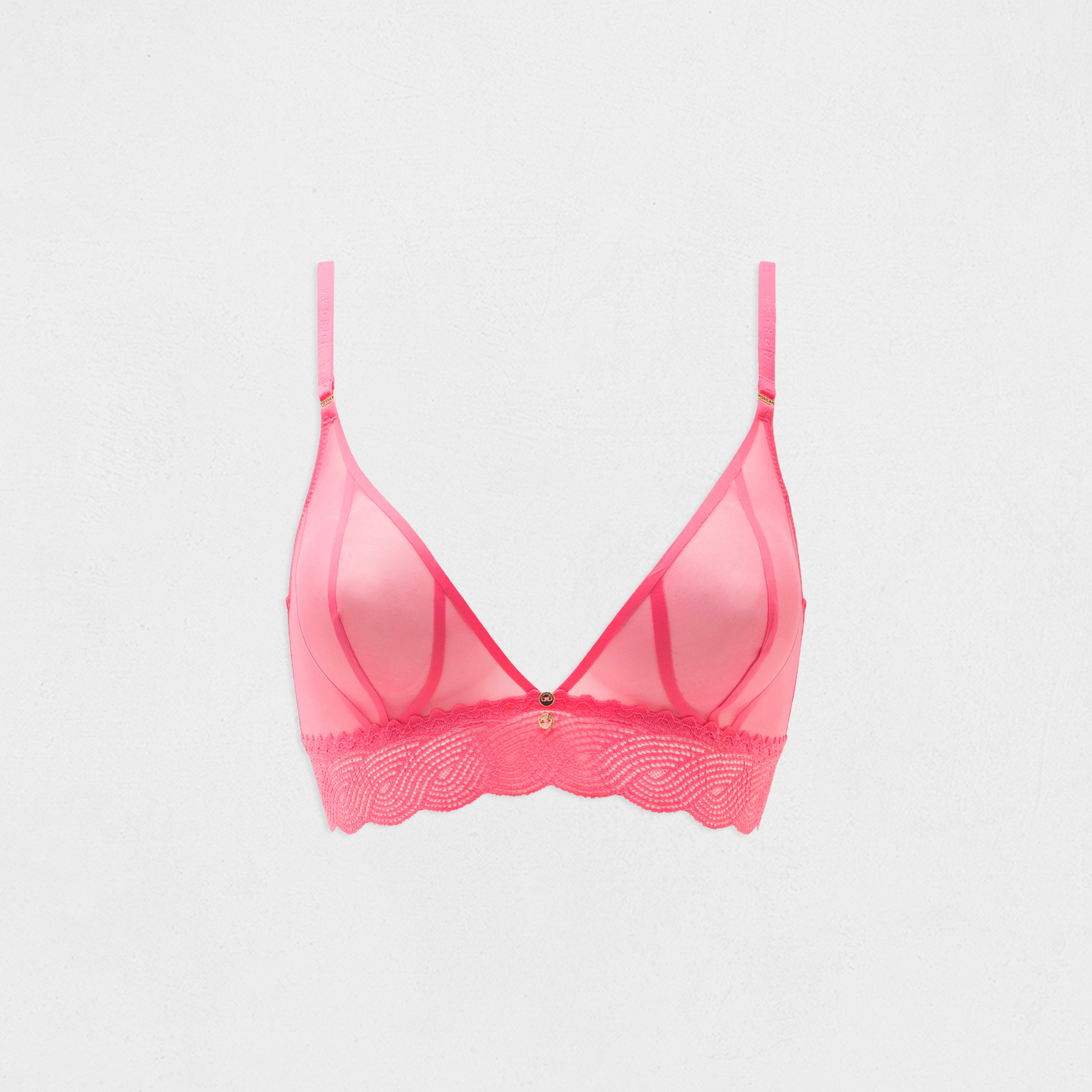 Soutien-gorge souple rose femme