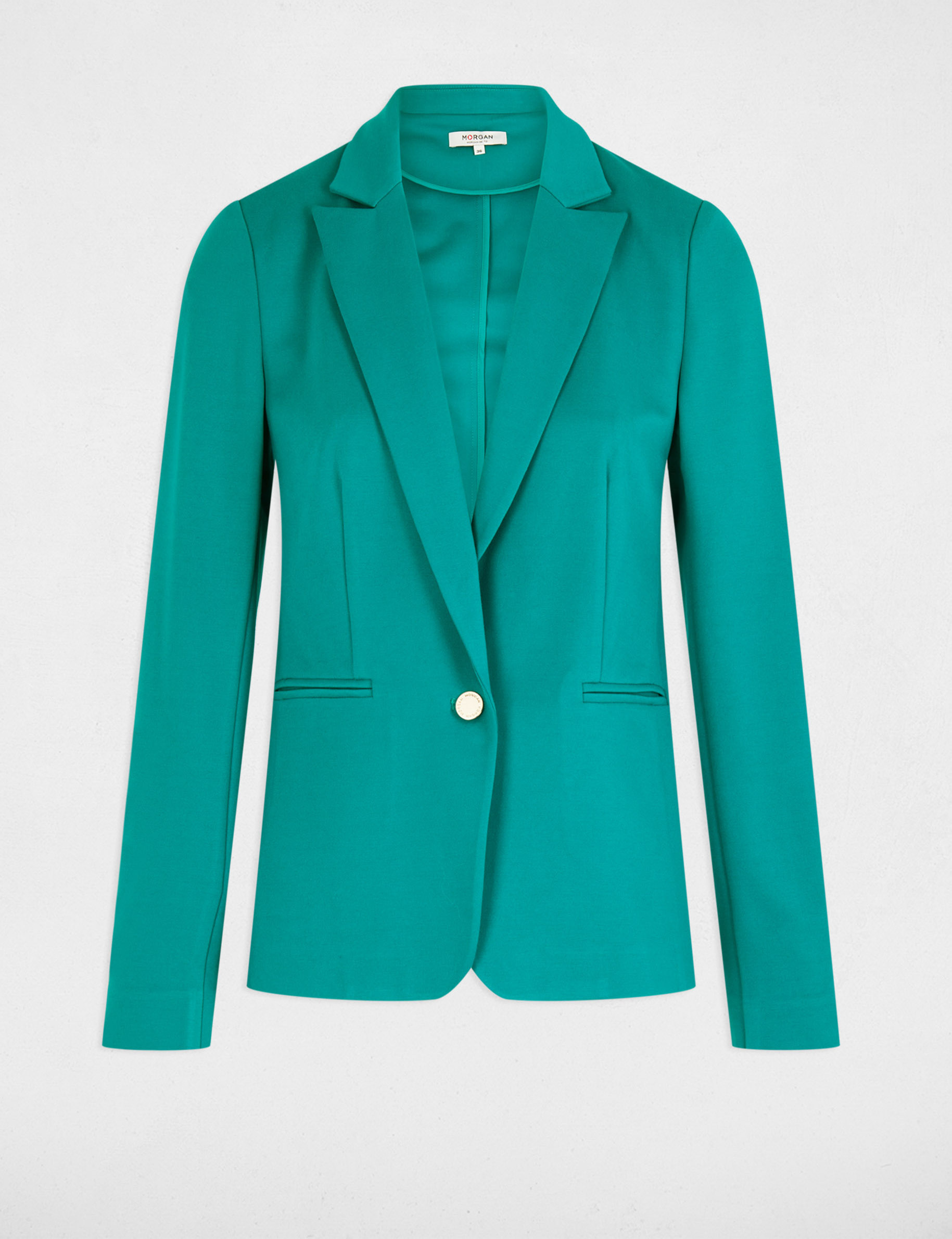 Kurzer Blazer türkisblau damen