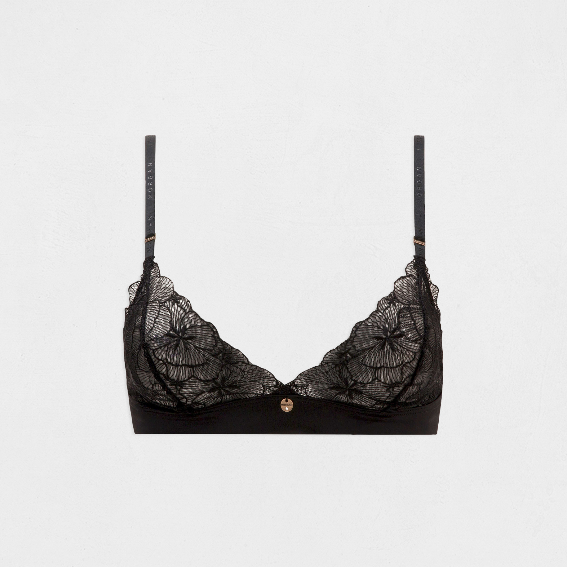 Soutien-gorge souple noir femme