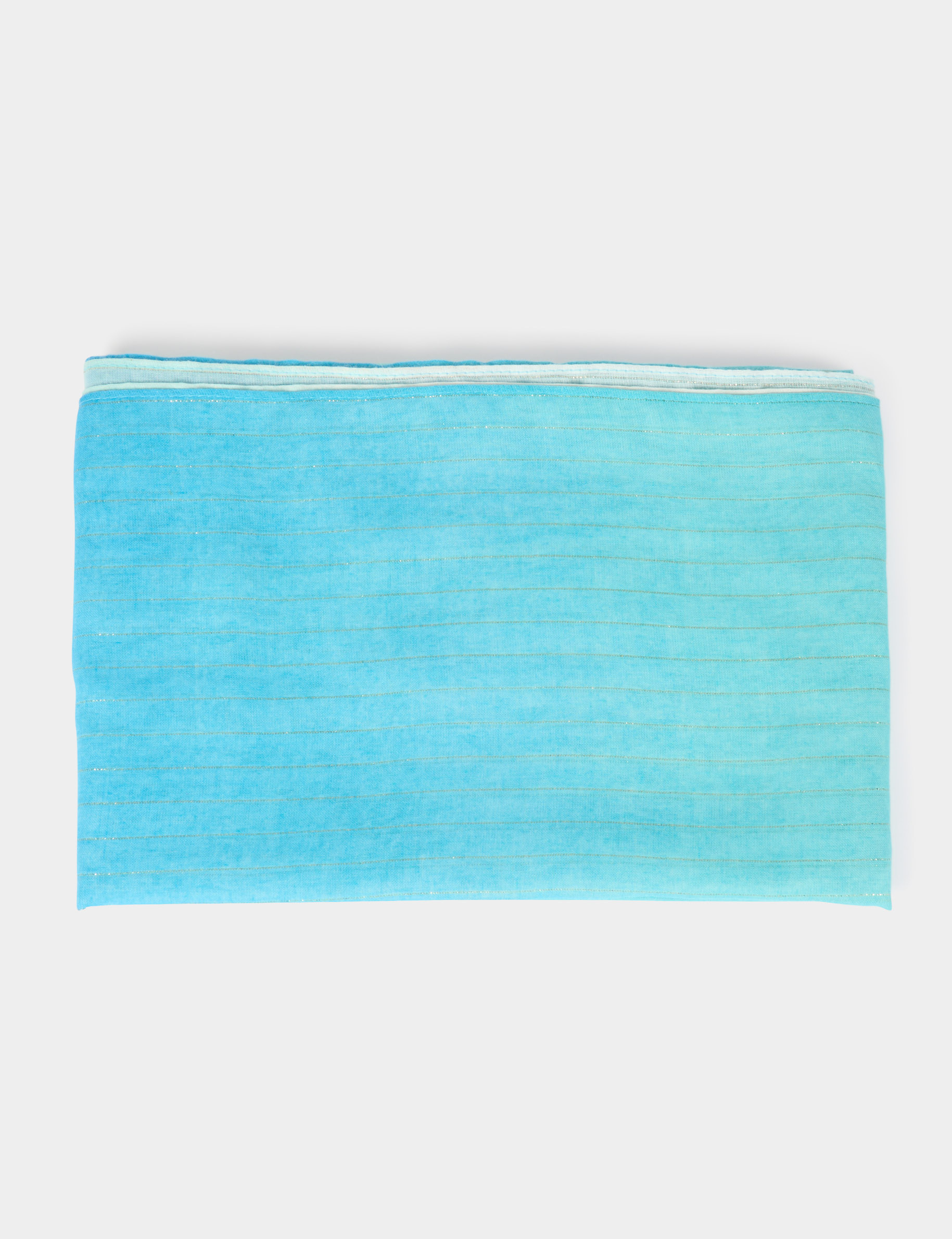 Foulard imprimé tie dye bleu femme