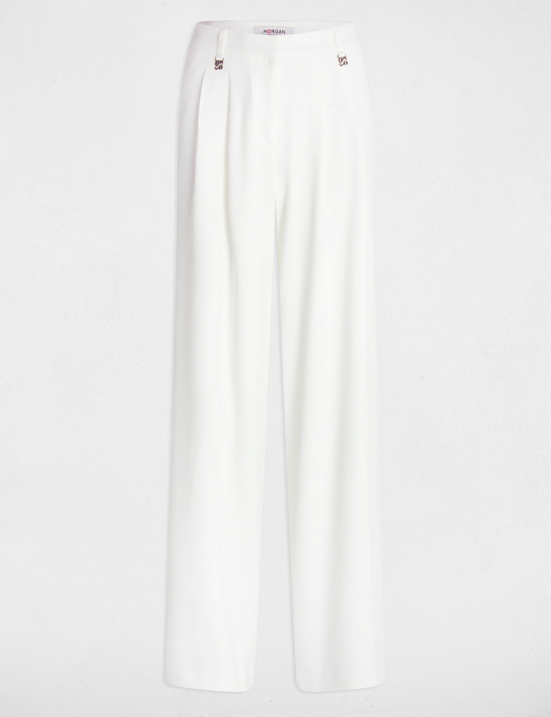 pantalon large fluide blanc femme Pantalon large fluide blanc femme