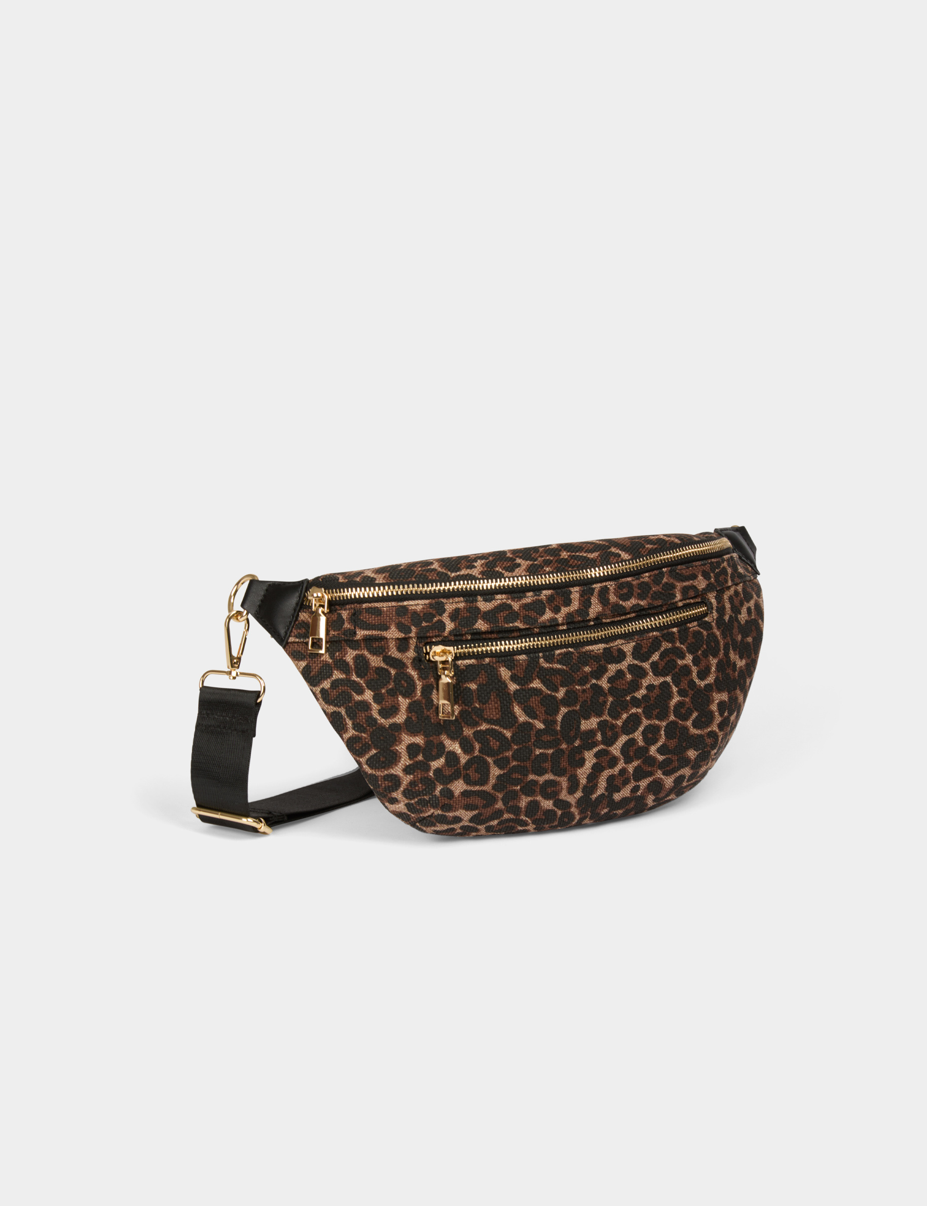 Bauchtasche mit Leopardenmuster mehrfarbig damen