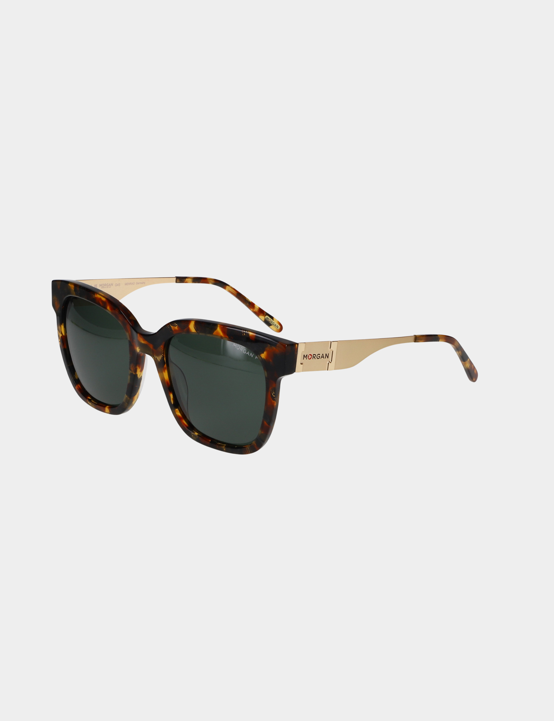 Quadratische Sonnenbrille braun frau