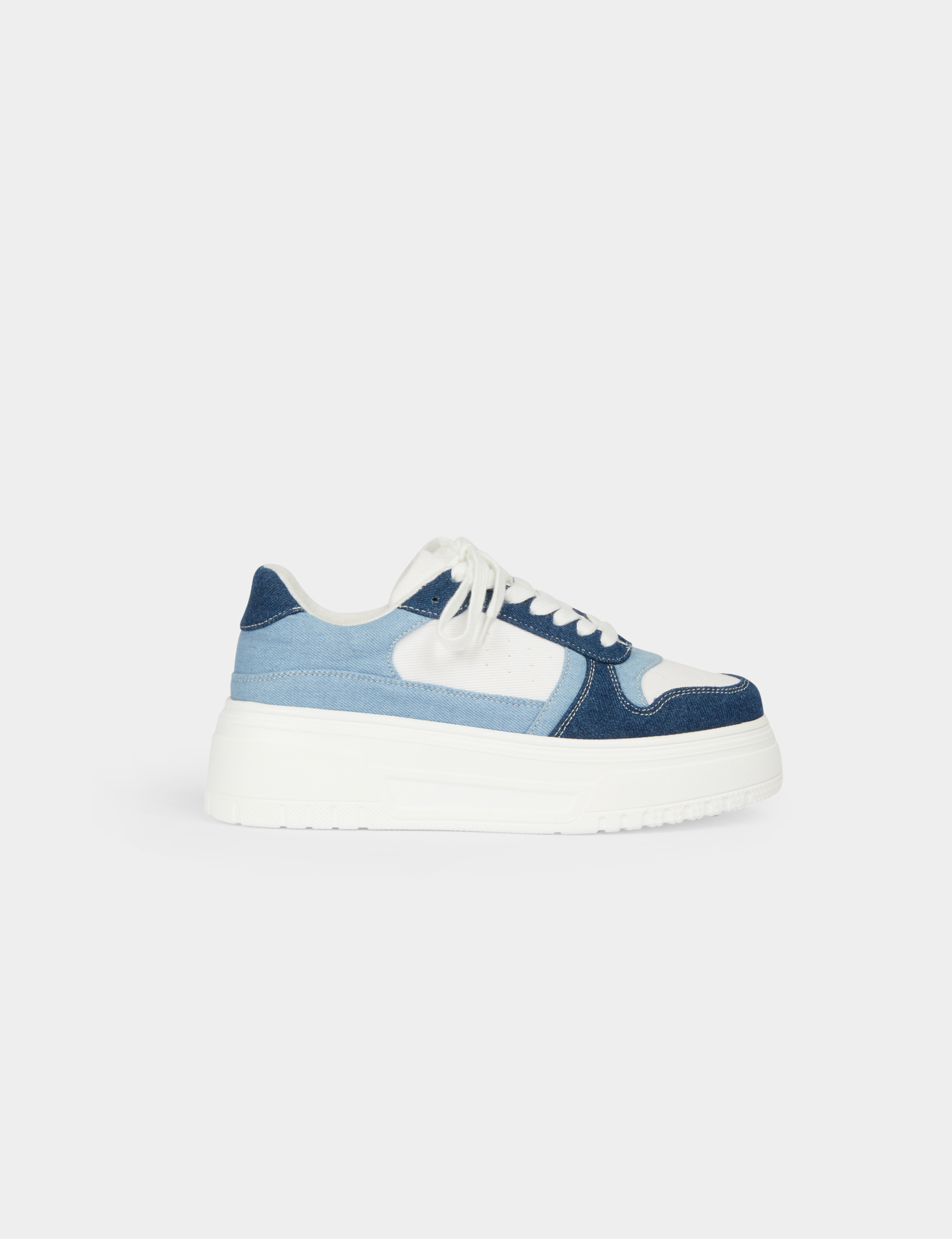 Keil-Sneaker weiss damen