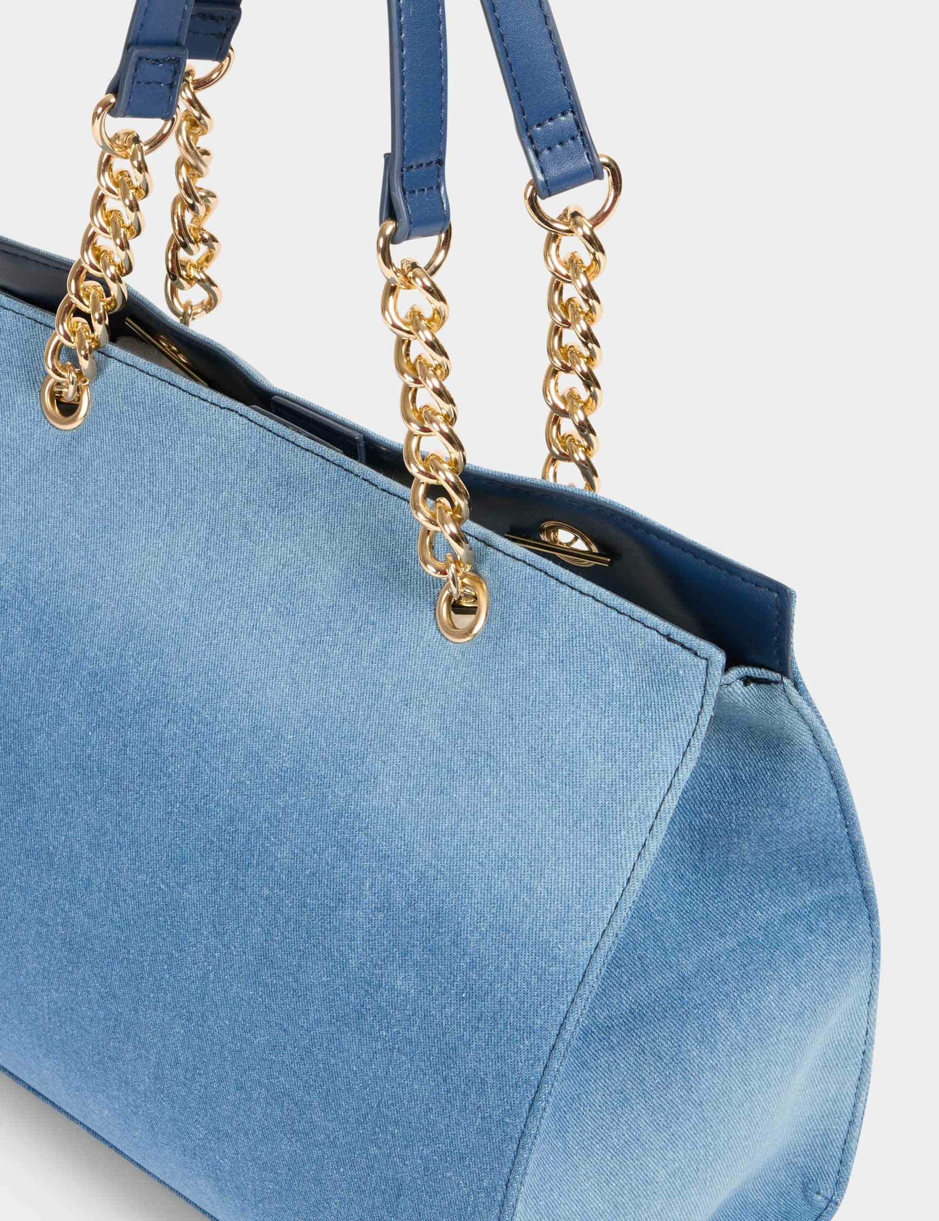 Handtasche aus Jeansstoff stone denim damen